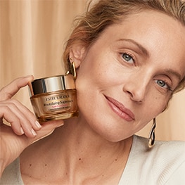 woman with winter skincare